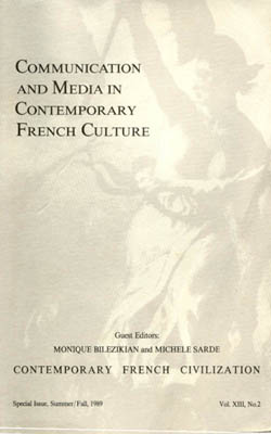 Communication and media in contemporary French culture